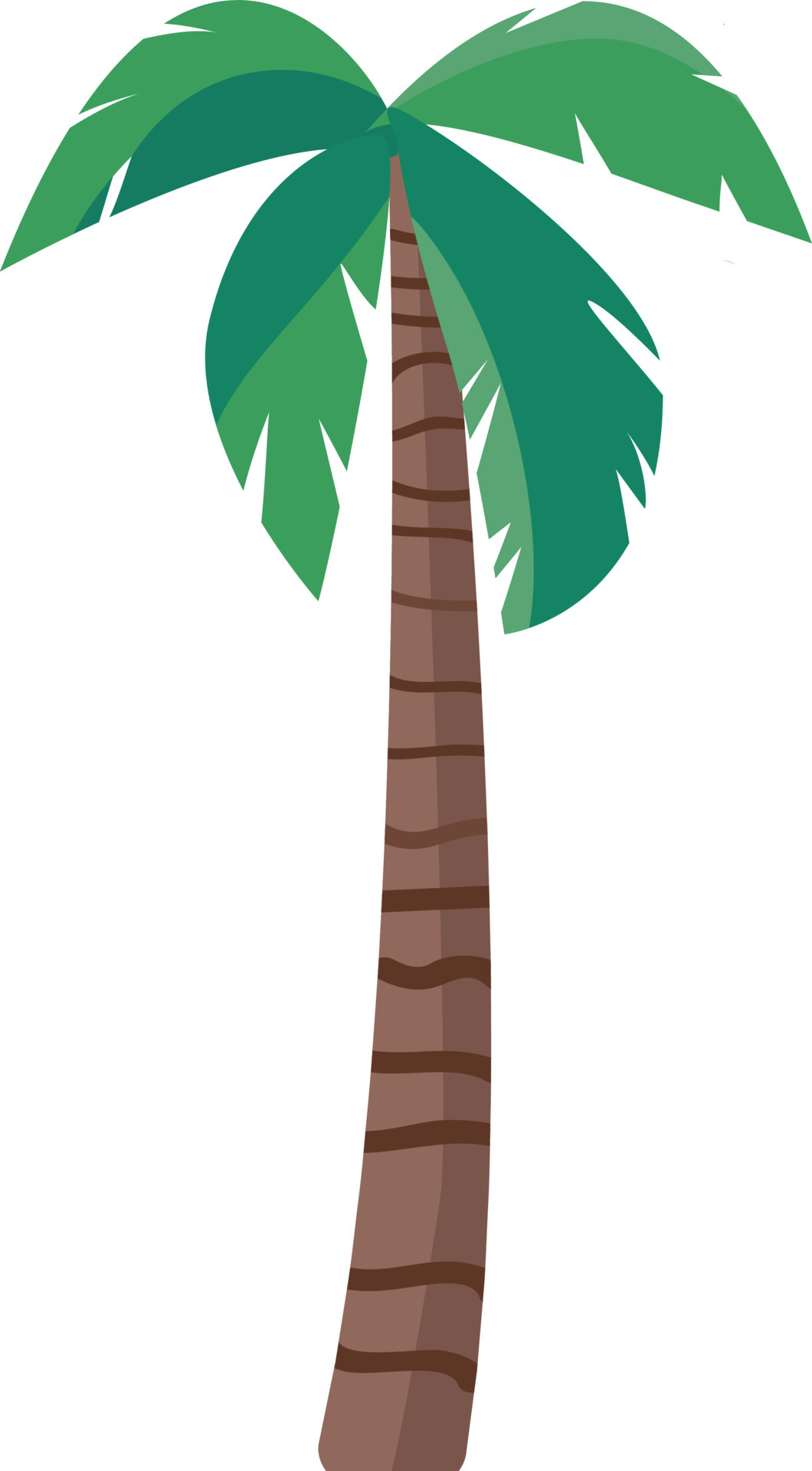 Detail Palm Tree Color Nomer 5