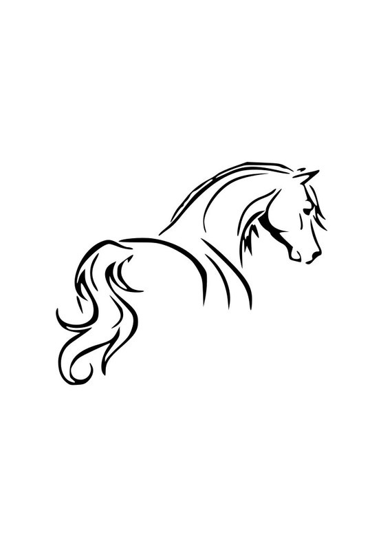 Detail Pferd Mit Reiter Zeichnen Nomer 18