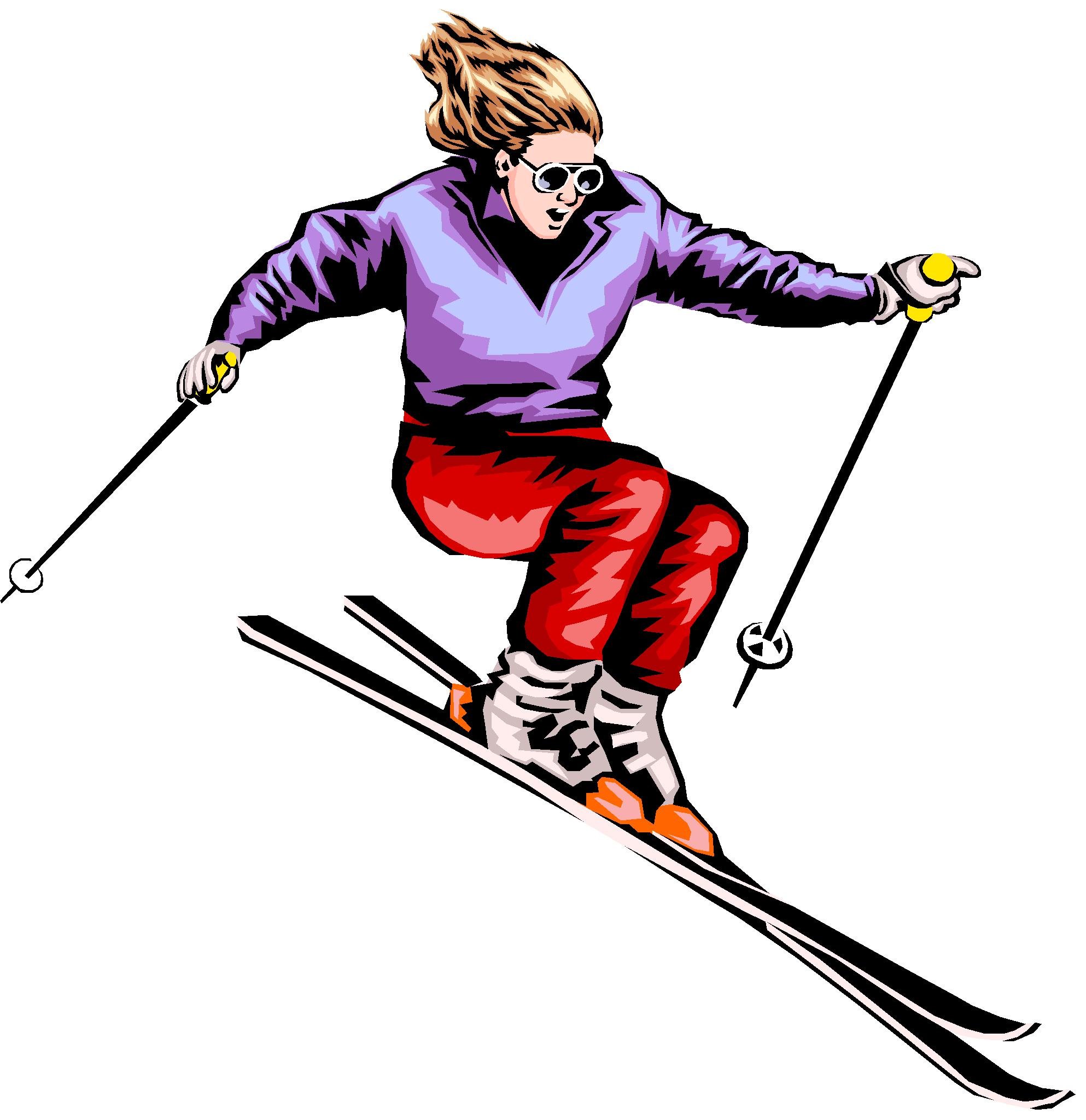 Detail Skifahrer Zeichnen Nomer 4