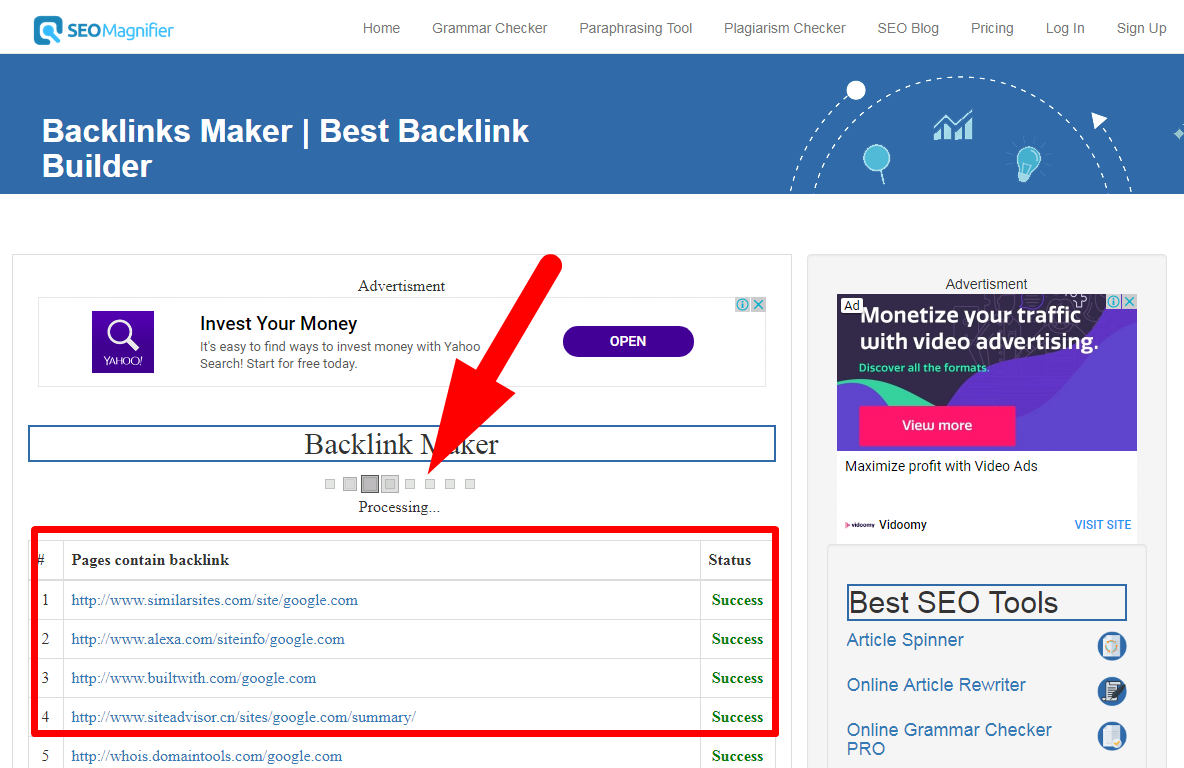 Backlink Spinne - KibrisPDR