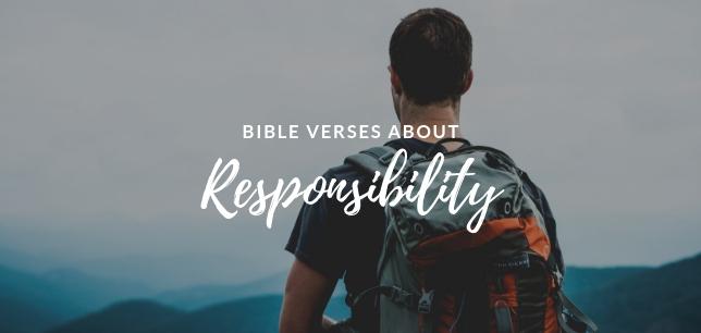 Detail Bible Quotes About Responsibility Nomer 17