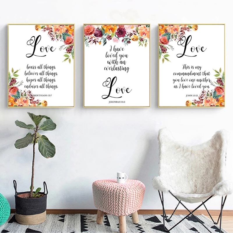 Detail Bible Quotes Wall Decor Nomer 31