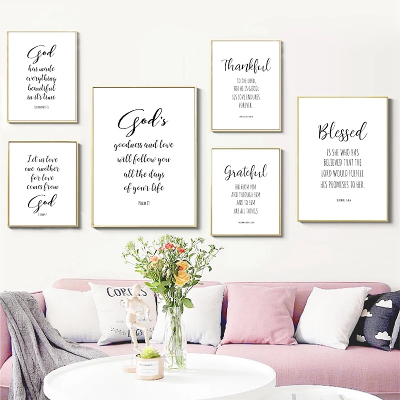 Detail Bible Quotes Wall Decor Nomer 54
