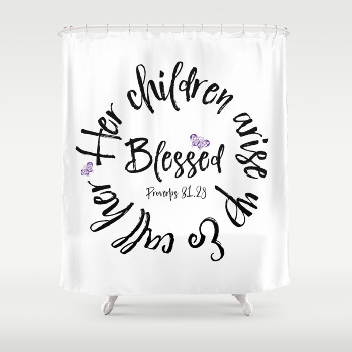 Detail Bible Shower Curtains Nomer 17