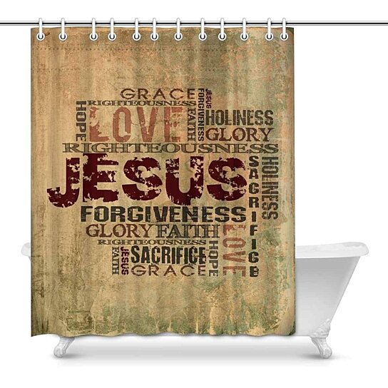 Detail Bible Shower Curtains Nomer 10