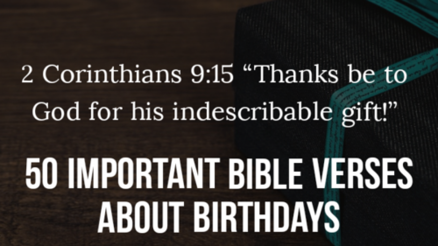 Detail Bible Verse For Birthday Nomer 31