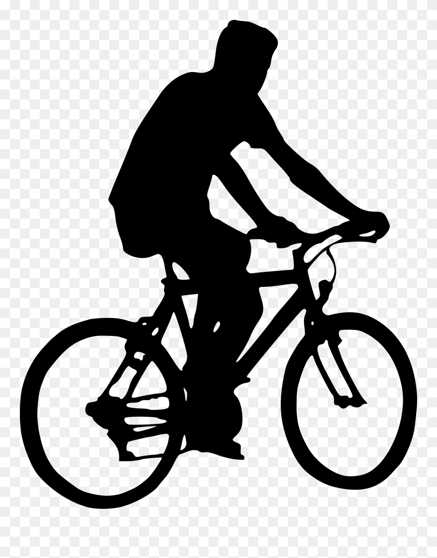 Detail Bicycle Silhouette Clip Art Nomer 9