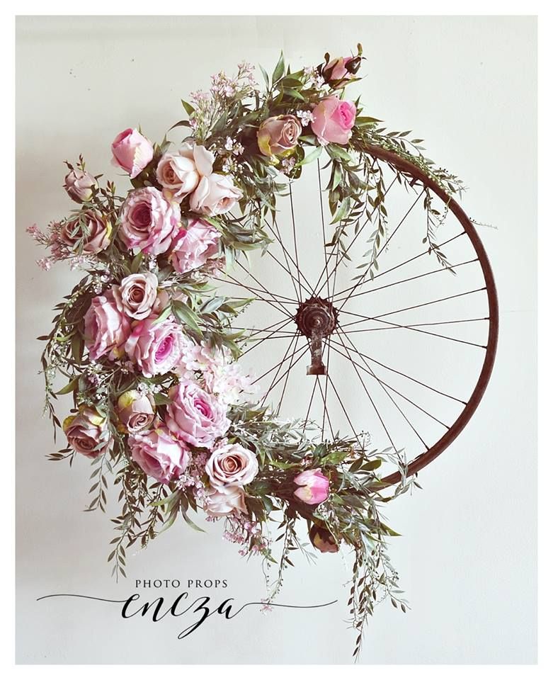 Detail Bicycle Wheel Wreath Frame Nomer 8