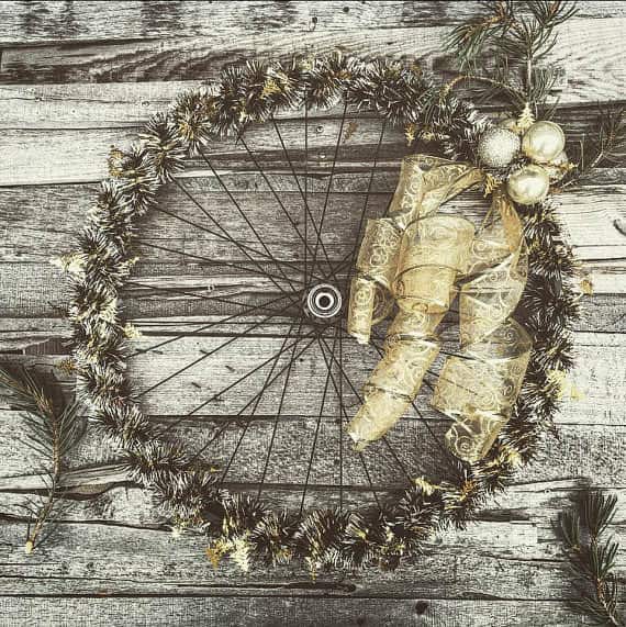 Detail Bicycle Wheel Wreath Ring Nomer 57