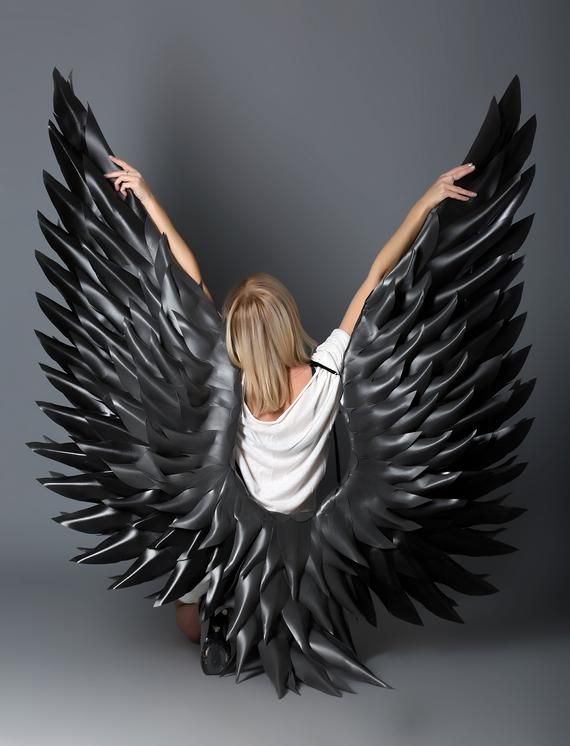 Detail Big Black Angel Wings Nomer 11