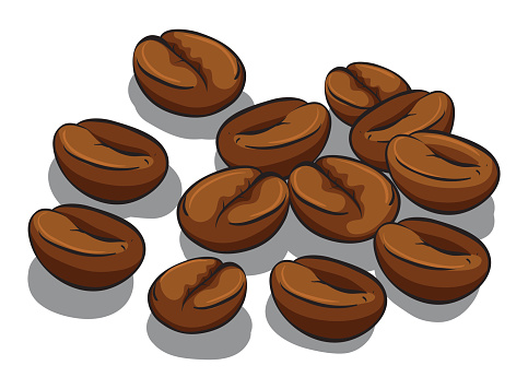 Detail Biji Coffee Vector Nomer 39