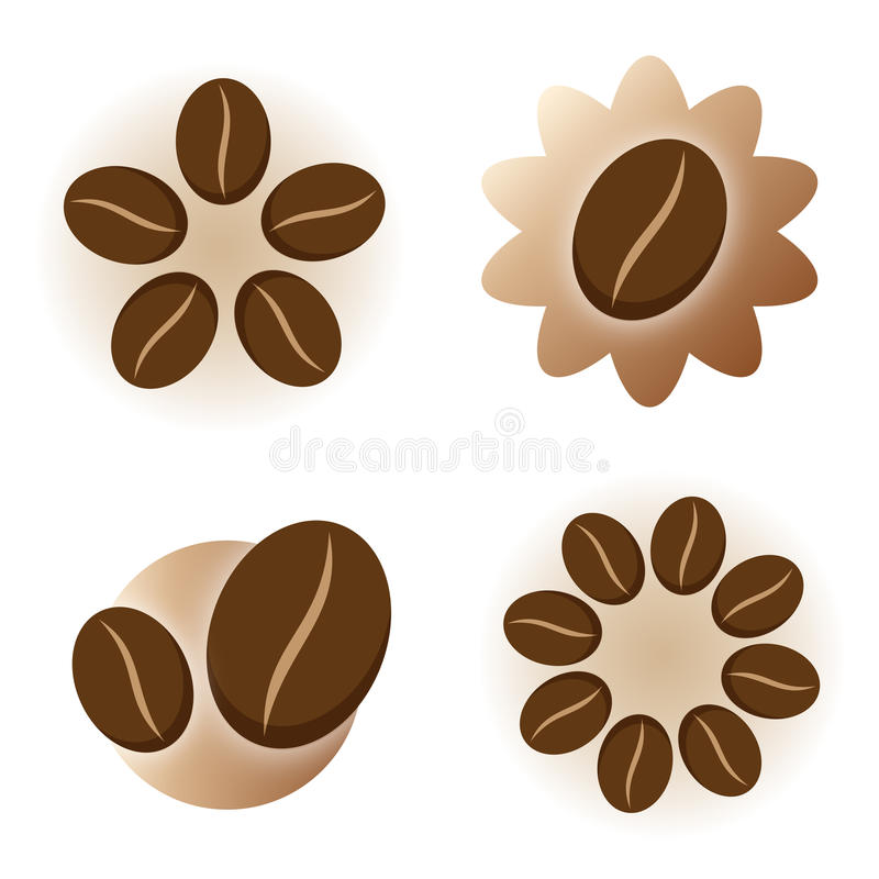 Coffee Icon Logo Element Stock Vector. Illustration Of Beans - 18319402