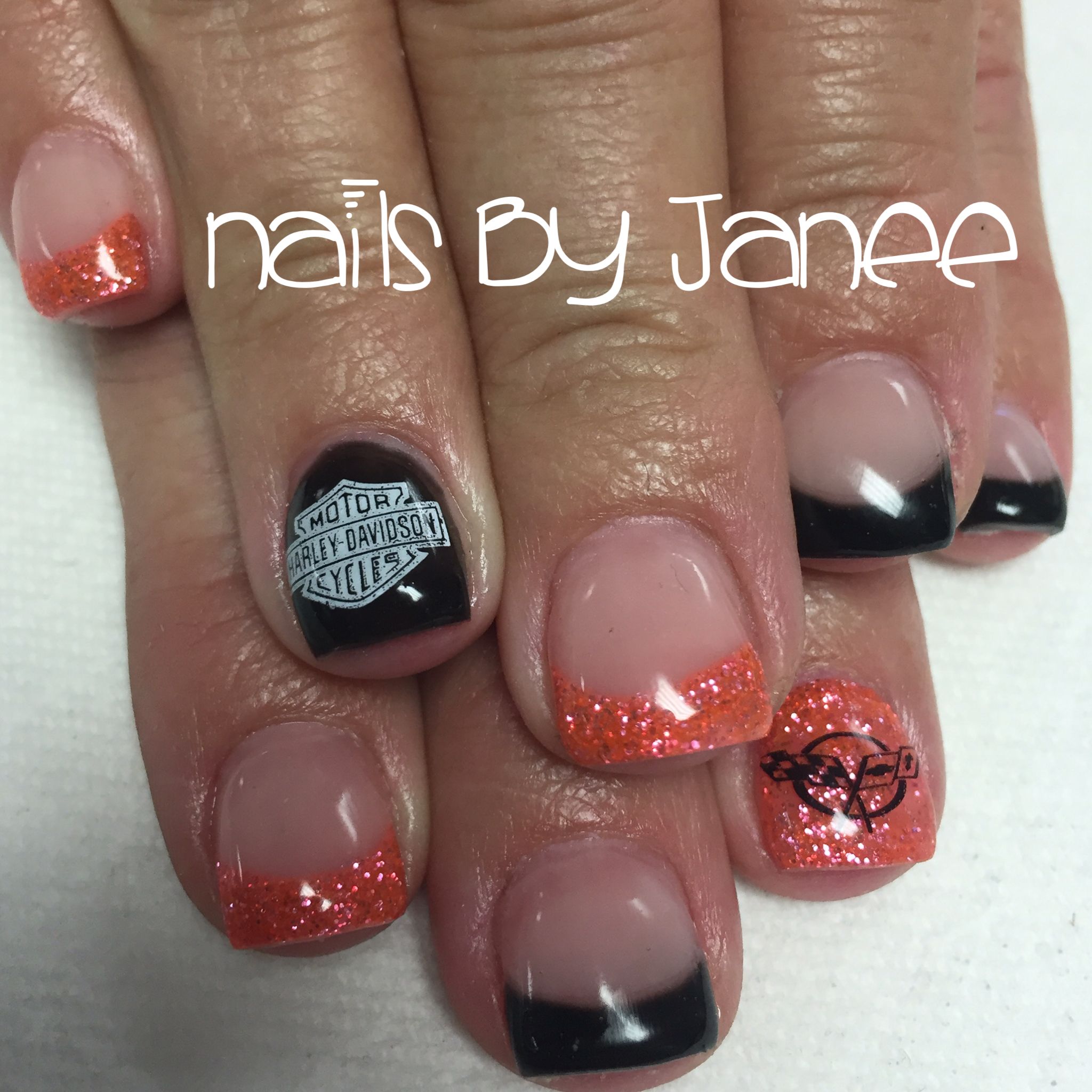 Detail Biker Harley Davidson Nails Nomer 4