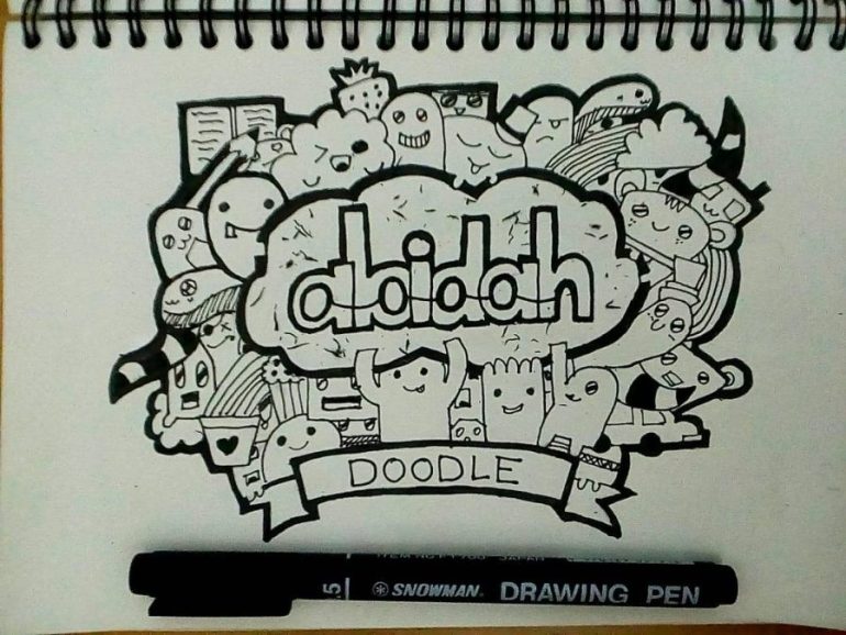 Detail Bikin Doodle Nama Nomer 27