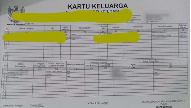 Detail Bikin Kartu Keluarga Tanpa Surat Nikah Nomer 3