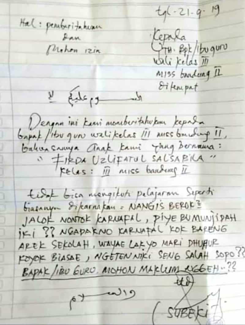 Detail Bikin Surat Izin Sekolah Nomer 30