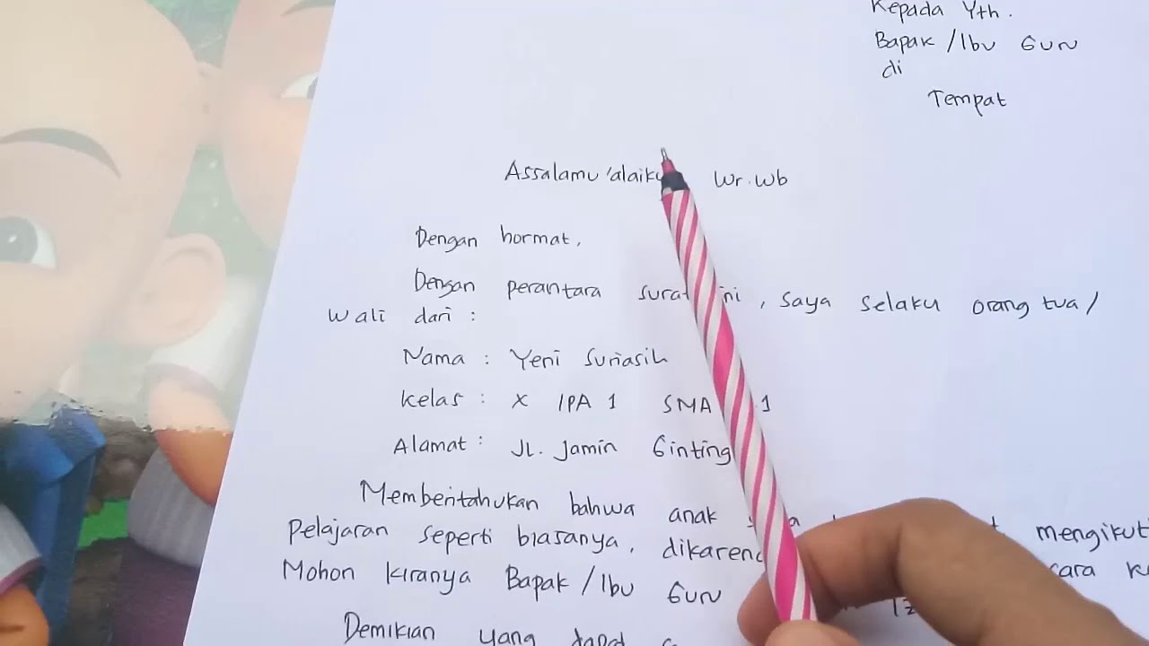 Detail Bikin Surat Izin Sekolah Nomer 56