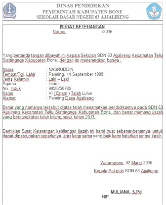 Download Bikin Surat Keterangan Hilang Di Polsek Nomer 32