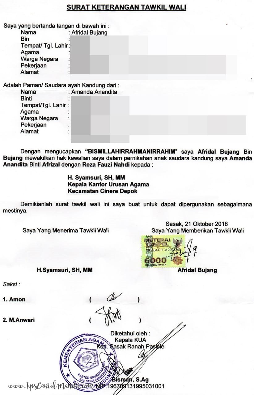 Detail Bikin Surat Numpang Nikah Nomer 21