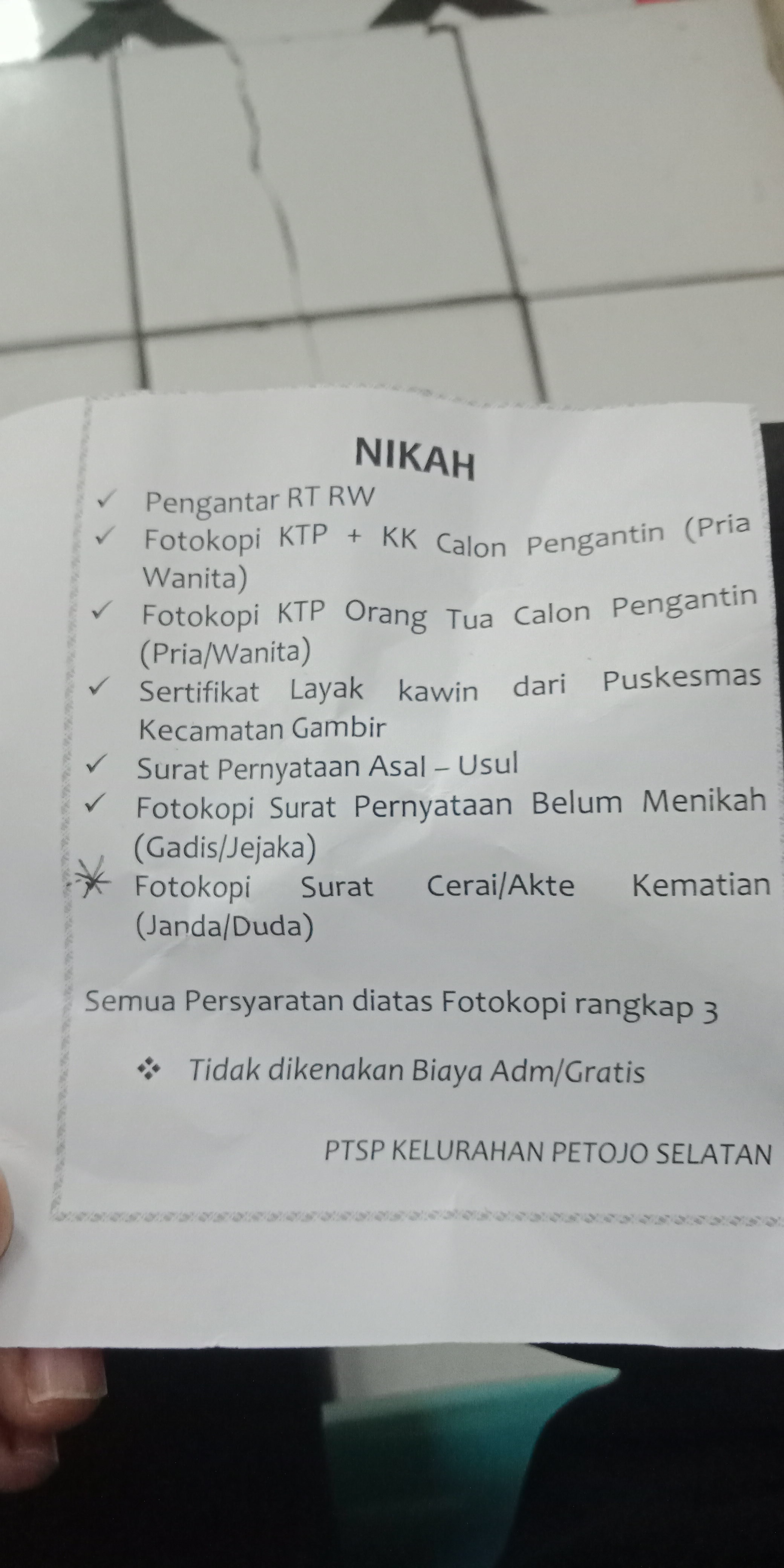 Detail Bikin Surat Numpang Nikah Nomer 41