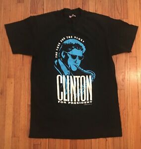 Detail Bill Clinton Saxophone Shirt Nomer 3