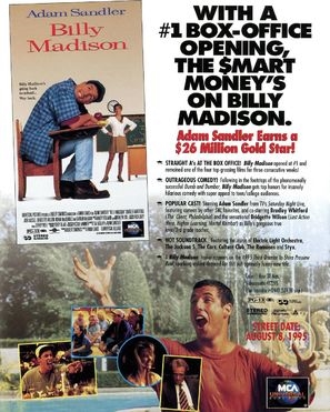 Detail Billy Madison Movie Poster Nomer 23