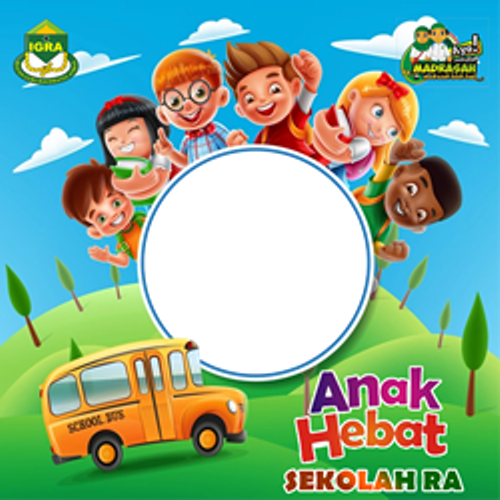 Detail Bingkai Anak Sekolah Nomer 49