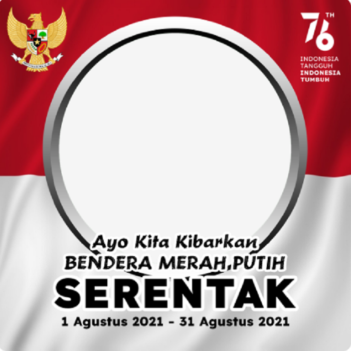 Detail Bingkai Bendera Nomer 28