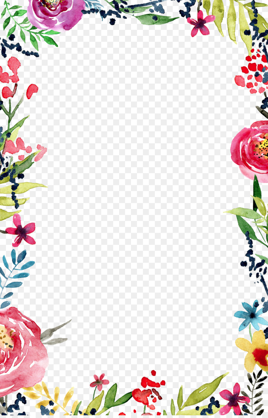 Detail Bingkai Bunga Undangan Pernikahan Nomer 56