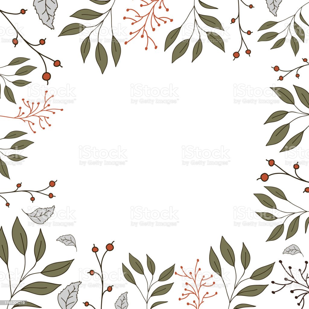 Detail Bingkai Daun Vector Nomer 15
