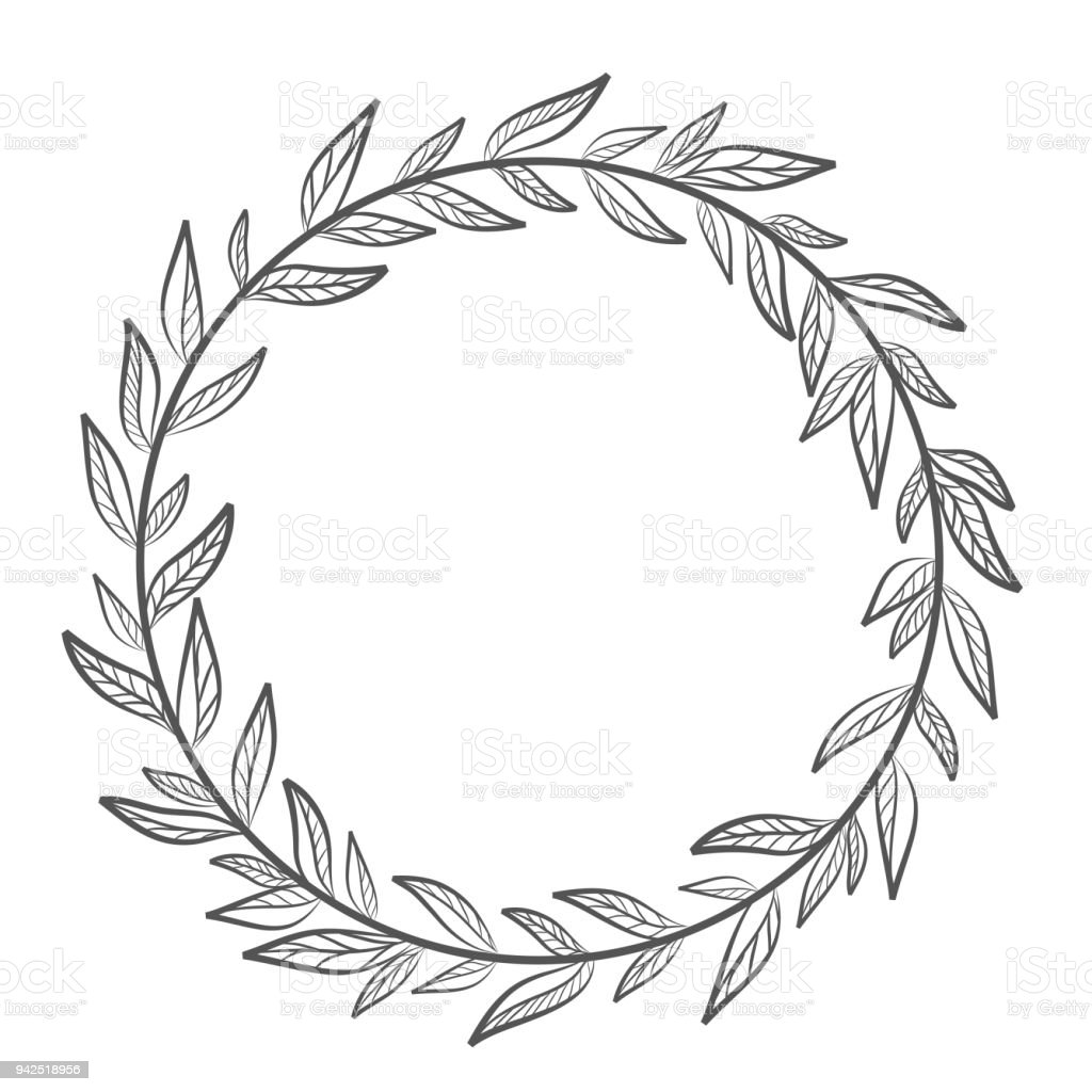 Detail Bingkai Daun Vector Nomer 48