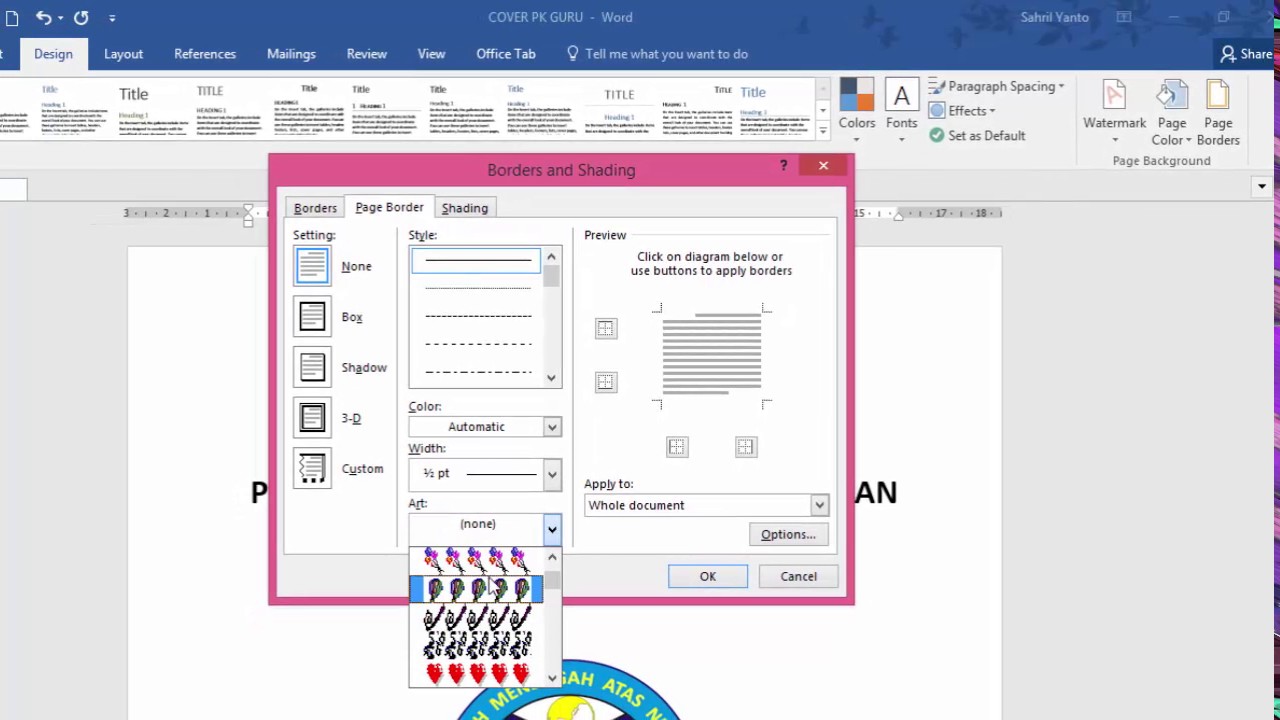 Detail Bingkai Di Microsoft Word Nomer 21