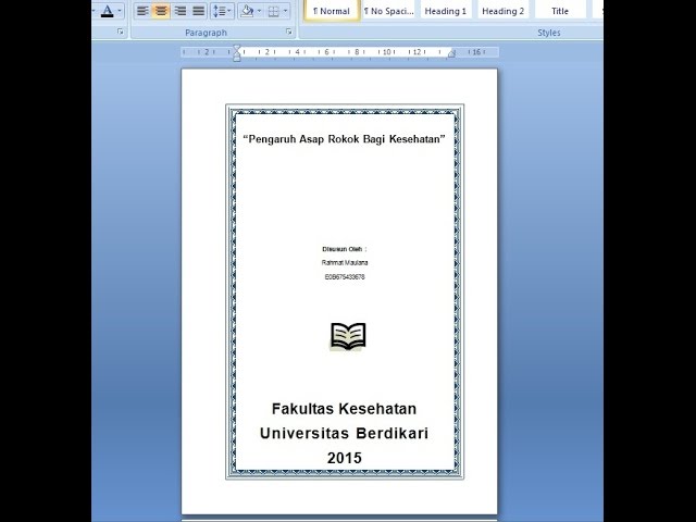 Detail Bingkai Di Microsoft Word Nomer 44