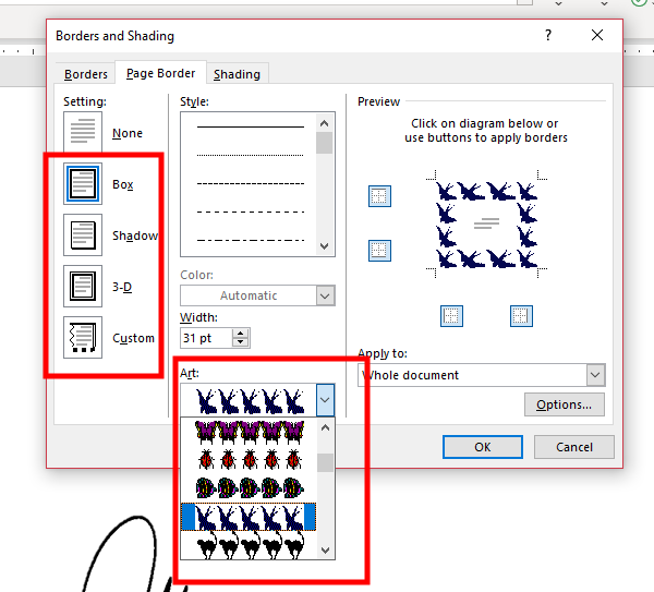 Detail Bingkai Di Word Nomer 2