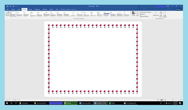 Detail Bingkai Di Word Nomer 19