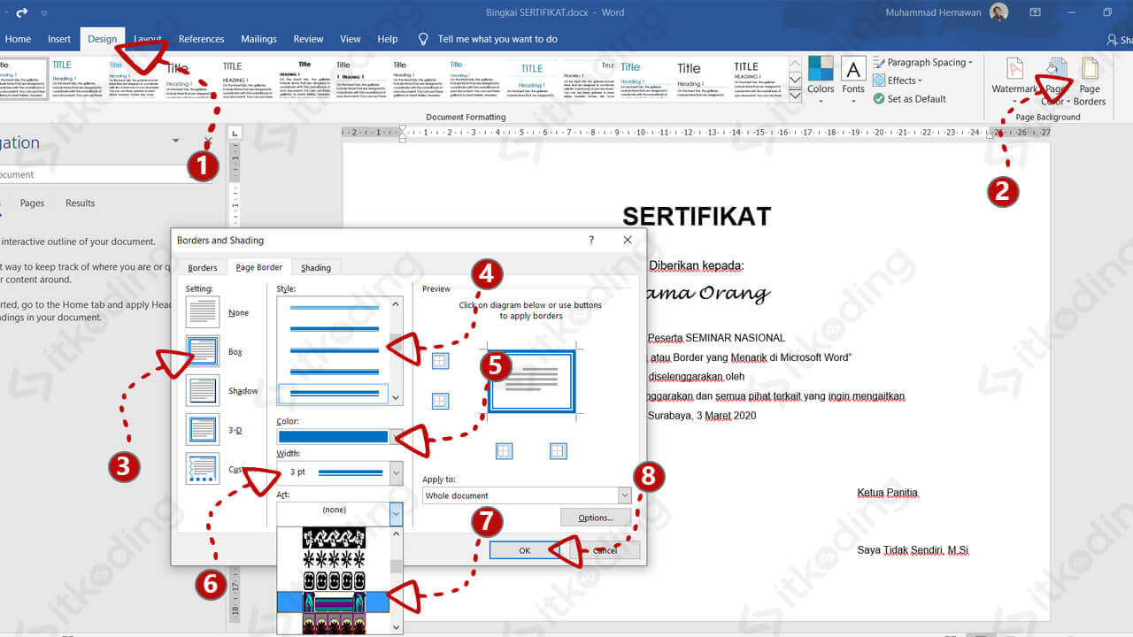 Detail Bingkai Di Word Nomer 44