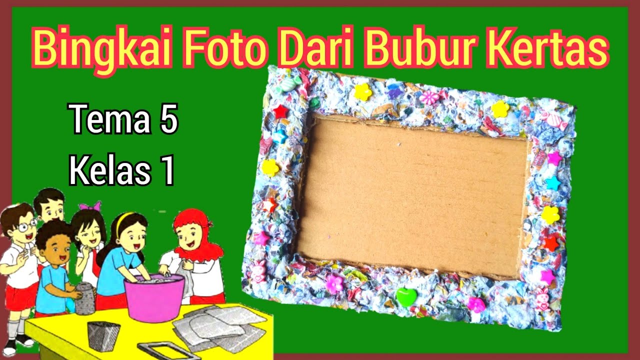 Bingkai Foto Dari Bubur Koran - KibrisPDR