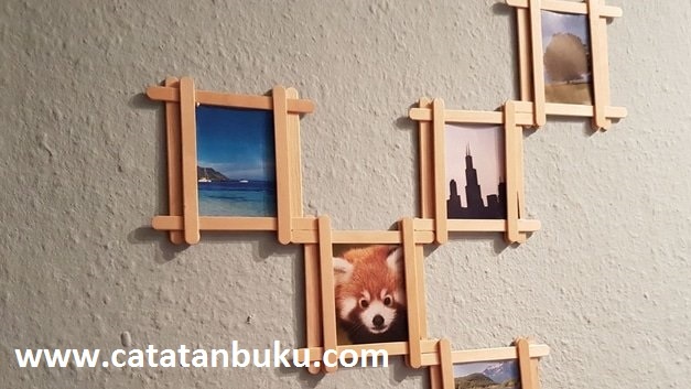 Detail Bingkai Foto Dari Stik Es Krim Yang Unik Nomer 26