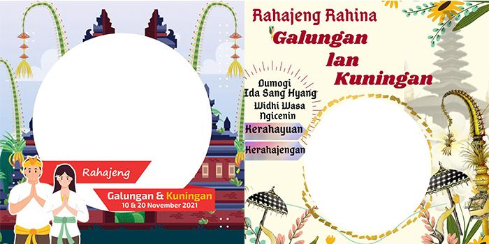 Bingkai Foto Hari Raya Galungan - KibrisPDR