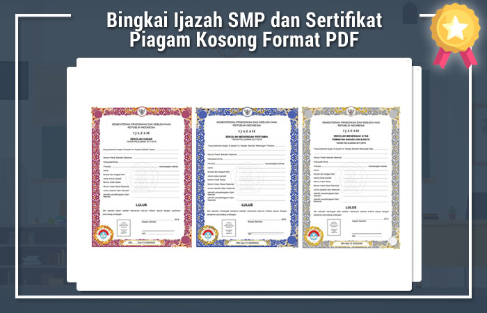 Detail Bingkai Ijazah Smp Nomer 26