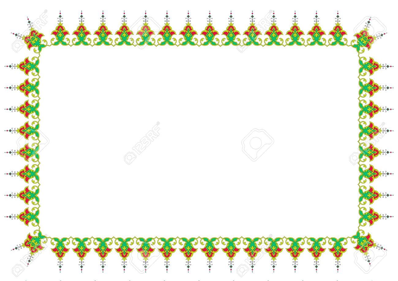 Detail Bingkai Islami Vector Nomer 32