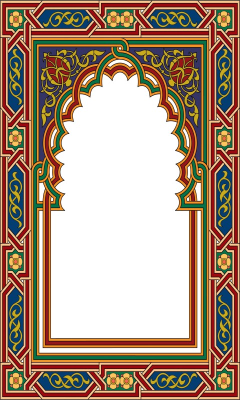 Detail Bingkai Kaligrafi Masjid Nomer 47