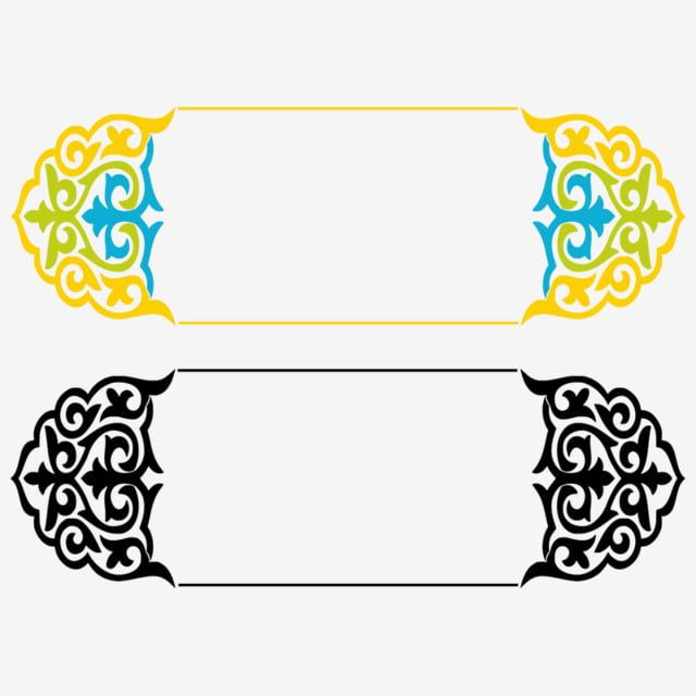 Detail Bingkai Kaligrafi Vector Nomer 17