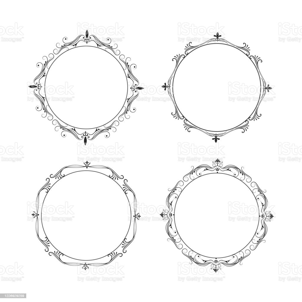 Detail Bingkai Kaligrafi Vector Nomer 40