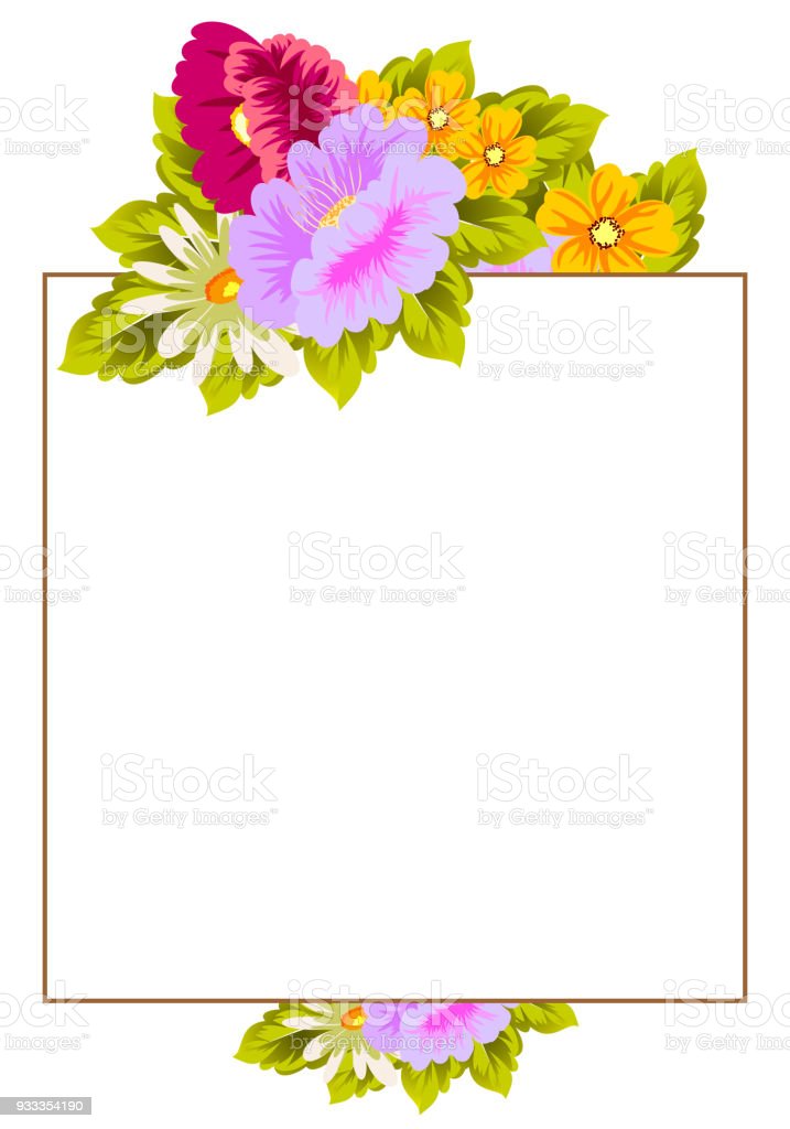 Detail Bingkai Kartu Ucapan Bunga Nomer 58