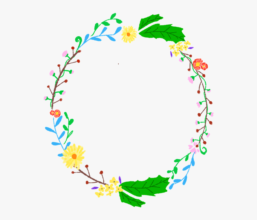 Detail Bingkai Lingkaran Bunga Untuk Logo Nomer 47
