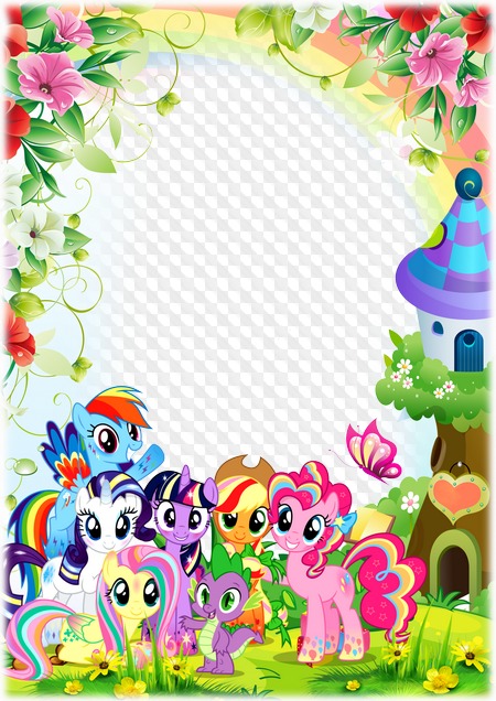 Detail Bingkai Little Pony Nomer 2