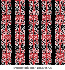 Detail Bingkai Motif Papua Nomer 7