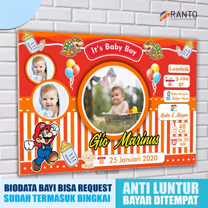 Detail Bingkai Nama Bayi Baru Lahir Nomer 23