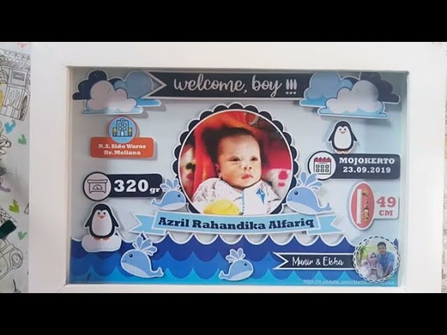 Detail Bingkai Nama Bayi Baru Lahir Nomer 30